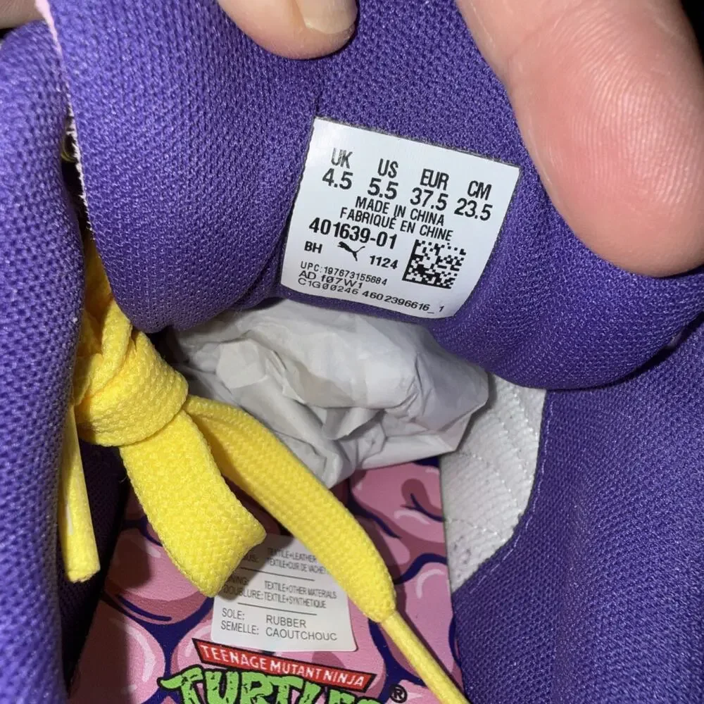 Size 5.5 - Teenage Mutant Ninja Turtles x Puma Suede XL 2 Big Kid Krang LEP